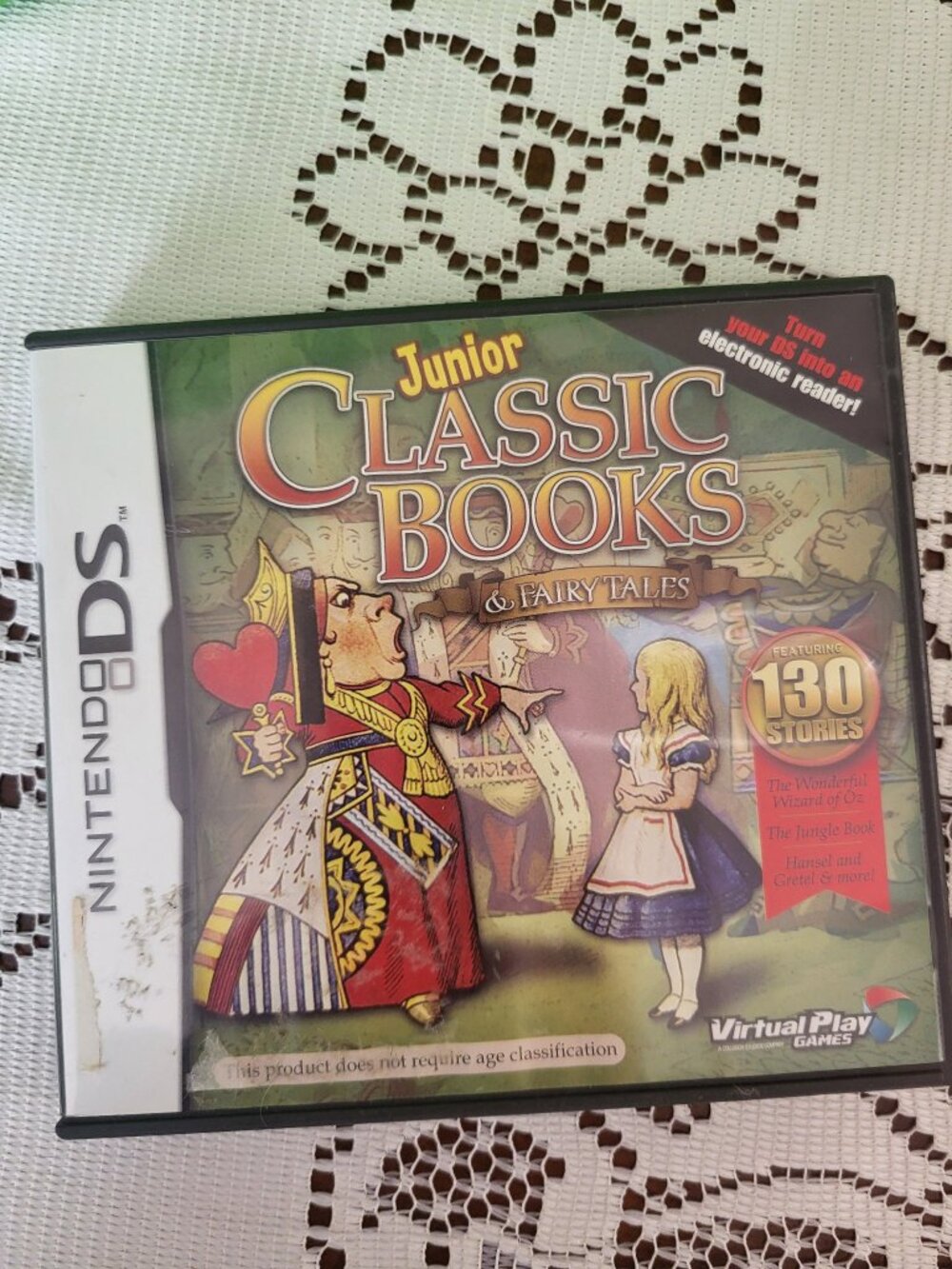 Junior Classic Books and Fairy Tales Nintendo DS Complete